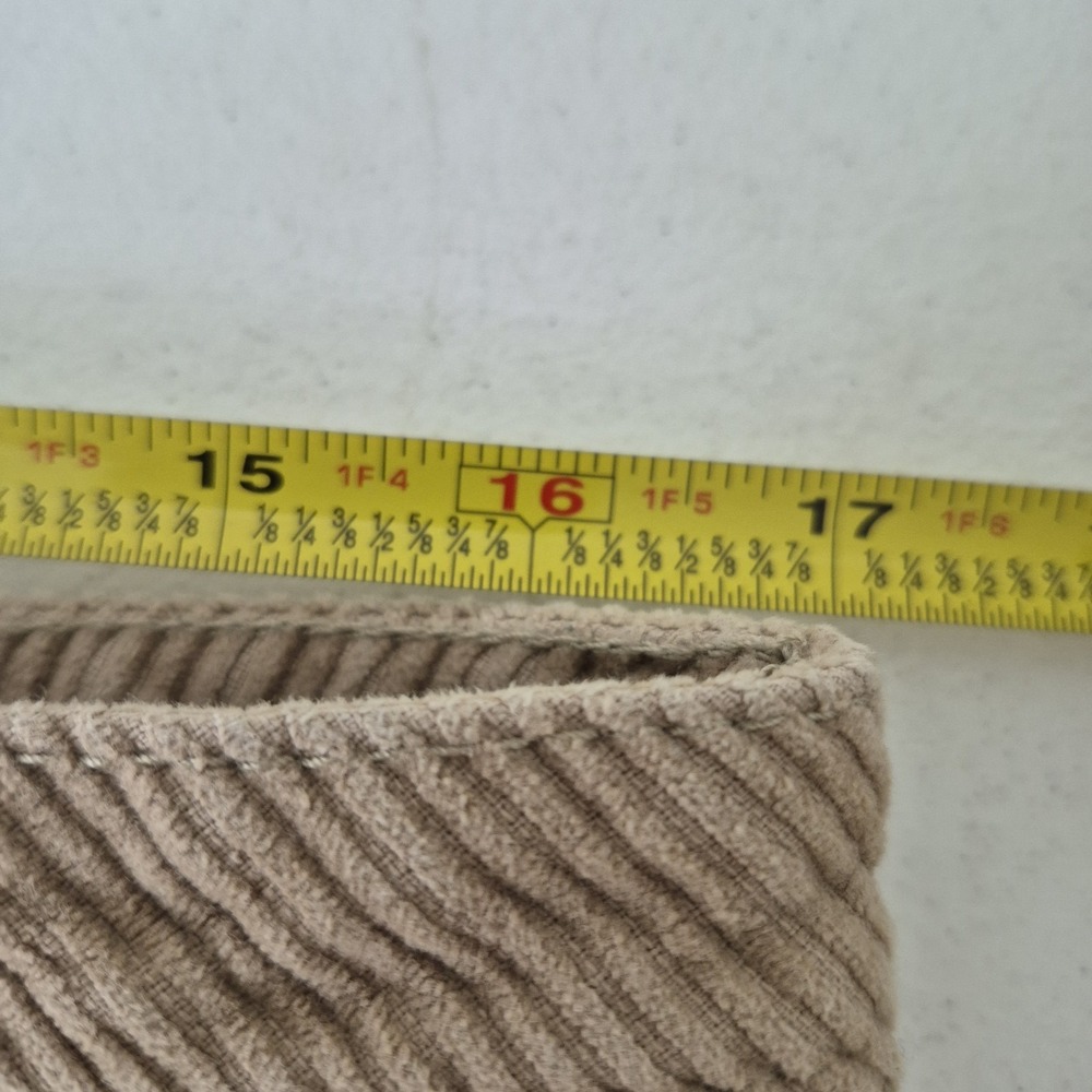 Empyre Pants Mens 34x29 (32T) Tan Corduroy Relax Straight‎ Wide Baggy Leg - Picture 8 of 12